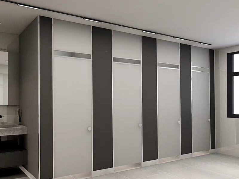 衛(wèi)生間隔斷-黑白撞色