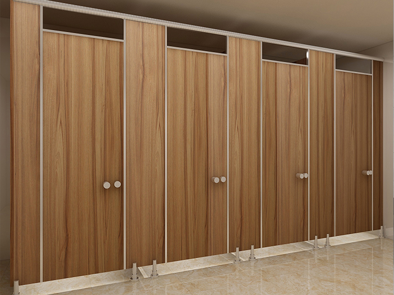 橡木色-抗倍特衛生間隔斷板